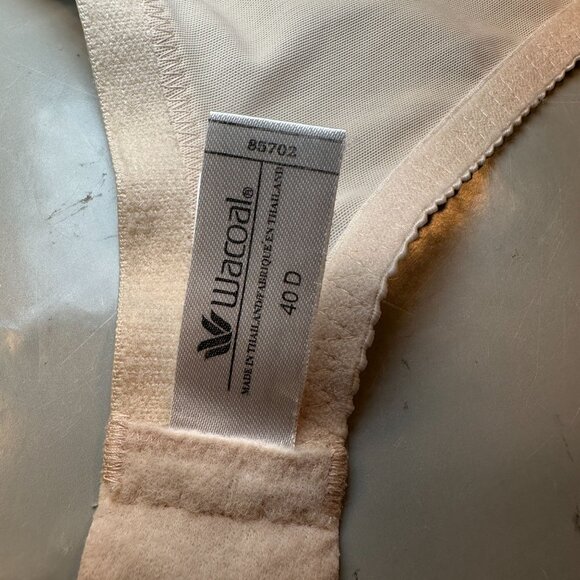 Wacoal Renaissance Rose Underwire Lace Bra Womens 40D Embroidered Floral - Picture 4 of 16